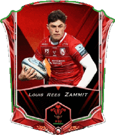Sportivo Rugby - Giocatori Galles Louis Rees-Zammit 