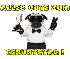 Messages German Alles Gute zum Geburtstag Tiere 001 