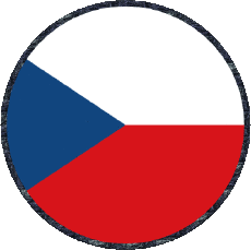 Fahnen Europa Tschechische Republik Runde 