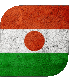 Drapeaux Afrique Niger Carré 