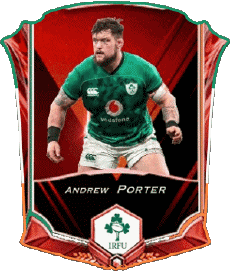 Sport Rugby - Spieler Irland Andrew Porter 