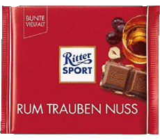 Rum Trauben nuss-Nourriture Chocolats Ritter Sport 