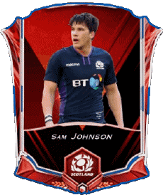 Sport Rugby - Spieler Schottland Sam Johnson 