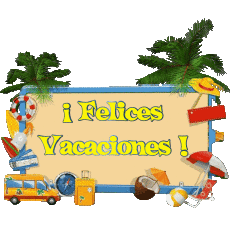Messages Espagnol Felices Vacaciones 06 