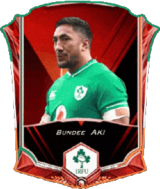 Deportes Rugby - Jugadores Irlanda Bundee Aki 