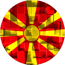 Bandiere Europa Macedonia Tondo 