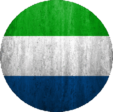 Flags Africa Sierra Leone Round 