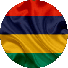 Flags Africa Mauritius Round 