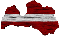 Flags Europe Latvia Map 