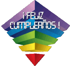 Messages Espagnol Feliz Cumpleaños Abstracto - Geométrico 010 