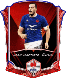 Sports Rugby - Players France Jean-Baptiste Gros 