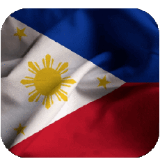 Flags Asia Philippines Square 