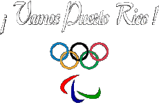 Messages Espagnol Vamos Puerto Rico Juegos Olímpicos 