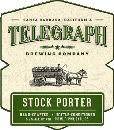 Stock porter-Getränke Bier USA Telegraph Brewing 