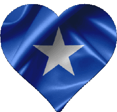 Banderas África Somalia Corazón 