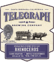 Rhinoceros-Bebidas Cervezas USA Telegraph Brewing 