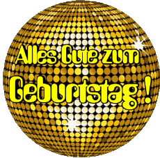 Messages German Alles Gute zum Geburtstag Zusammenfassung - geometrisch 013 