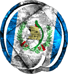 Banderas América Guatemala Forma 02 