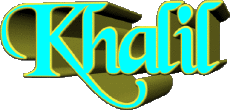 First Names MASCULINE - Maghreb Muslim K Khalil 