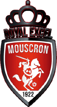 Sport Fußballvereine Europa Logo Belgien Royal Exel Mouscron 
