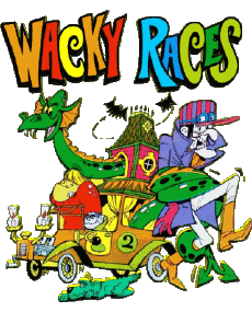 Multi Media Cartoons TV - Movies Wacky Races English Logo 