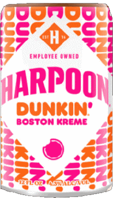Dunkin&#039; Boston kreme-Bevande Birre USA Harpoon Brewery 