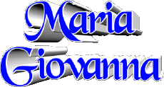 First Names FEMININE - Italy M Composed Maria Giovanna 