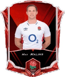 Sport Rugby - Spieler England Max Malins 