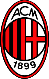 Deportes Fútbol Clubes Europa Logo Italia Milan AC 