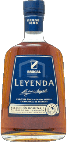 Leyenda-Getränke Rum Brugal 