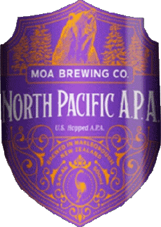 North Pacific A.P.A-Bebidas Cervezas Nueva Zelanda Moa 