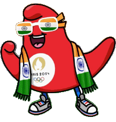 India-Deportes Juegos Olímpicos Paris 2024 Partidarios - Asia India