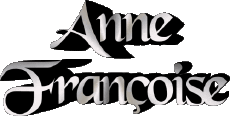 First Names FEMININE - France A Composed Anne Françoise 