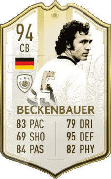 Multimedia Videospiele F I F A - Karten Spieler Deutschland Franz Beckenbauer 