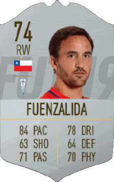 Multimedia Vídeo Juegos F I F A - Jugadores  cartas Chile José Pedro Fuenzalida 