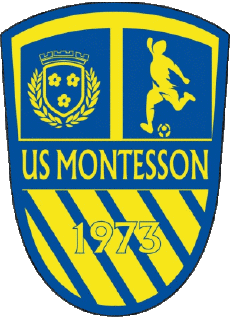 Sports FootBall Club France Logo Ile-de-France 78 - Yvelines US Montesson 