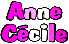 Vorname WEIBLICH - Frankreich A Zusammengesetzter Anne Cécile 