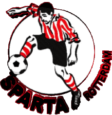 Sportivo Calcio  Club Europa Logo Olanda Sparta Rotterdam 