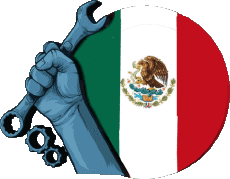 Mensajes Español 1 de Mayo Feliz día del Trabajador - México 