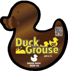 Duck or  Grouse-Drinks Beers UK Green Duck 