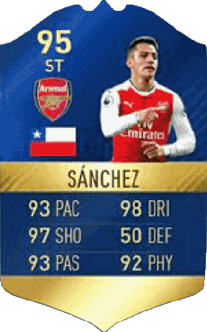 Multi Media Video Games F I F A - Card Players Chile Alexis Sanchez 