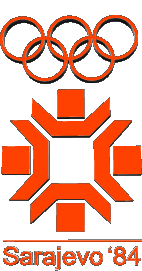 1984-Sports Jeux-Olympiques Histoire Logo 1984