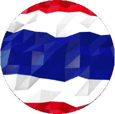 Banderas Asia Tailandia Ronda 