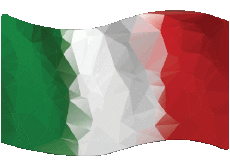 Bandiere Europa Italia Rettangolo 