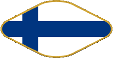 Fahnen Europa Finnland Oval 