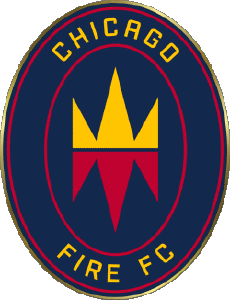 Sports FootBall Club Amériques Logo U.S.A - M L S Chicago Fire FC 