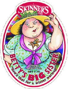Betty&#039;s Big Sister-Getränke Bier UK Skinner's 