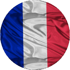 Bandiere Europa Francia Nazionale Tondo 