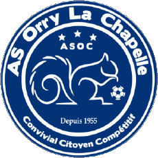 Sports FootBall Club France Logo Hauts-de-France 60 - Oise AS d'Orry La Ville & La Chapelle en Serval 