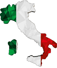 Flags Europe Italy Map 